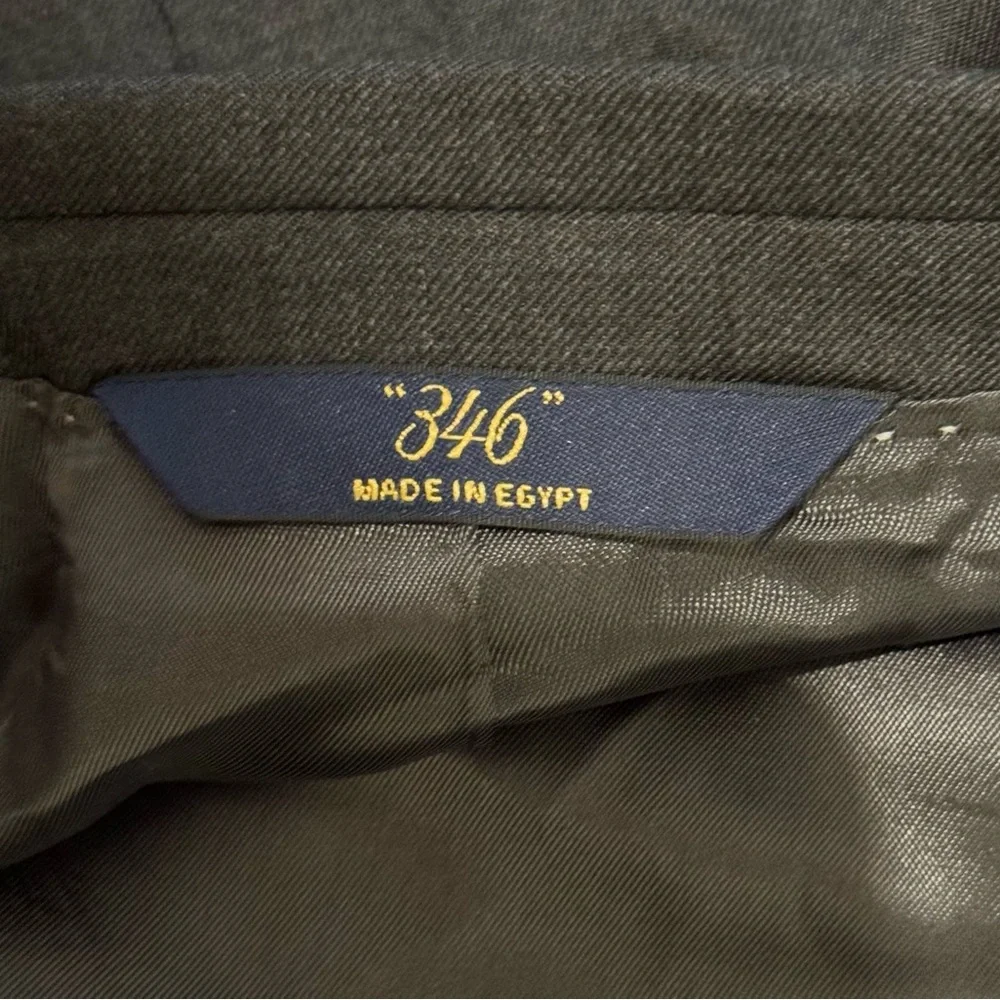 NEW BROOKS BROTHERS 346 Stretch Dark Gray Suit Jacket Size 46R -Retails $648 - Picture 6 of 9